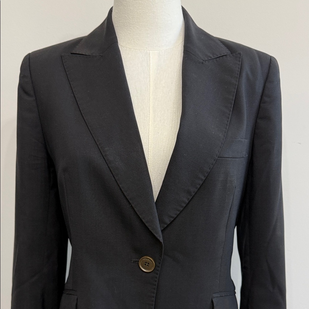 Burberry Size 6 Classic Black Women's Blazer - Picture 4 of 16
